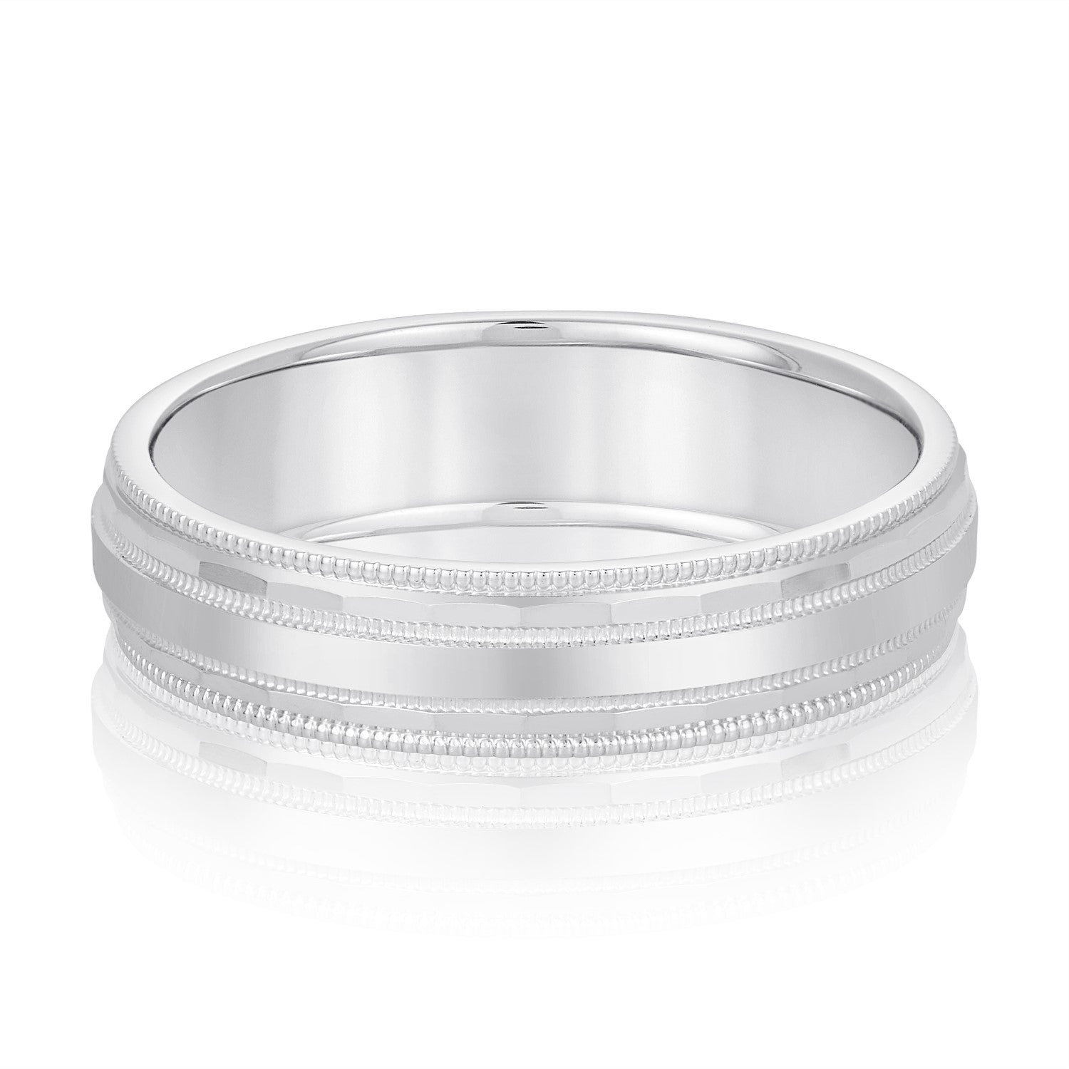 Classic 8 Millimeter Men's Wedding Band in Polished Finish
