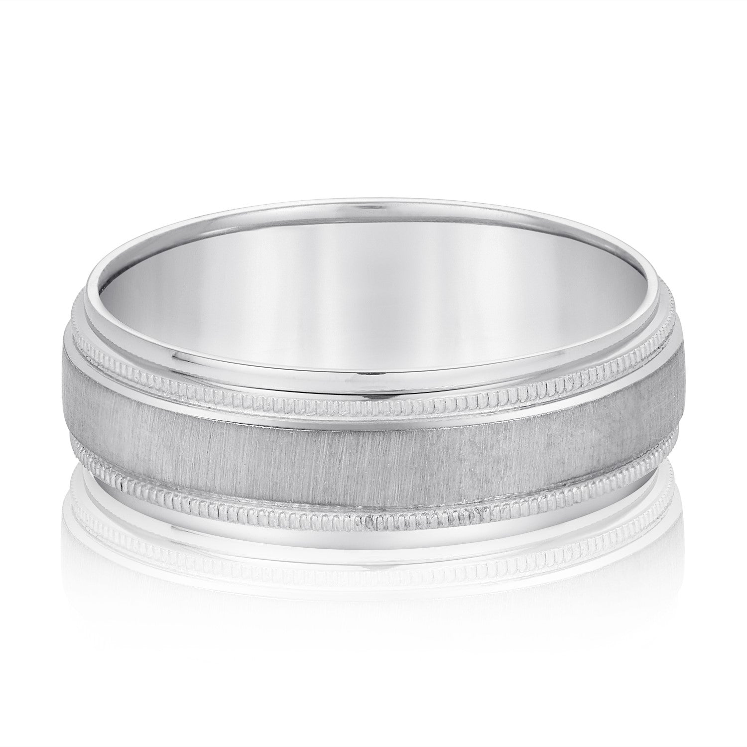 Classic 7 Millimeter Men's Wedding Band in Polished Finish
