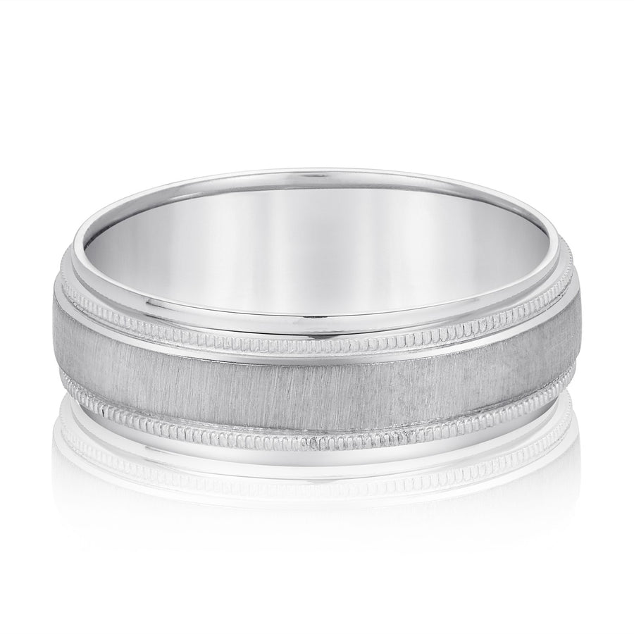 Classic 7 Millimeter Men's Wedding Band in Polished Finish
