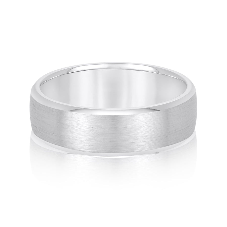 Classic 8 Millimeter Men's Wedding Band in Polished Finish