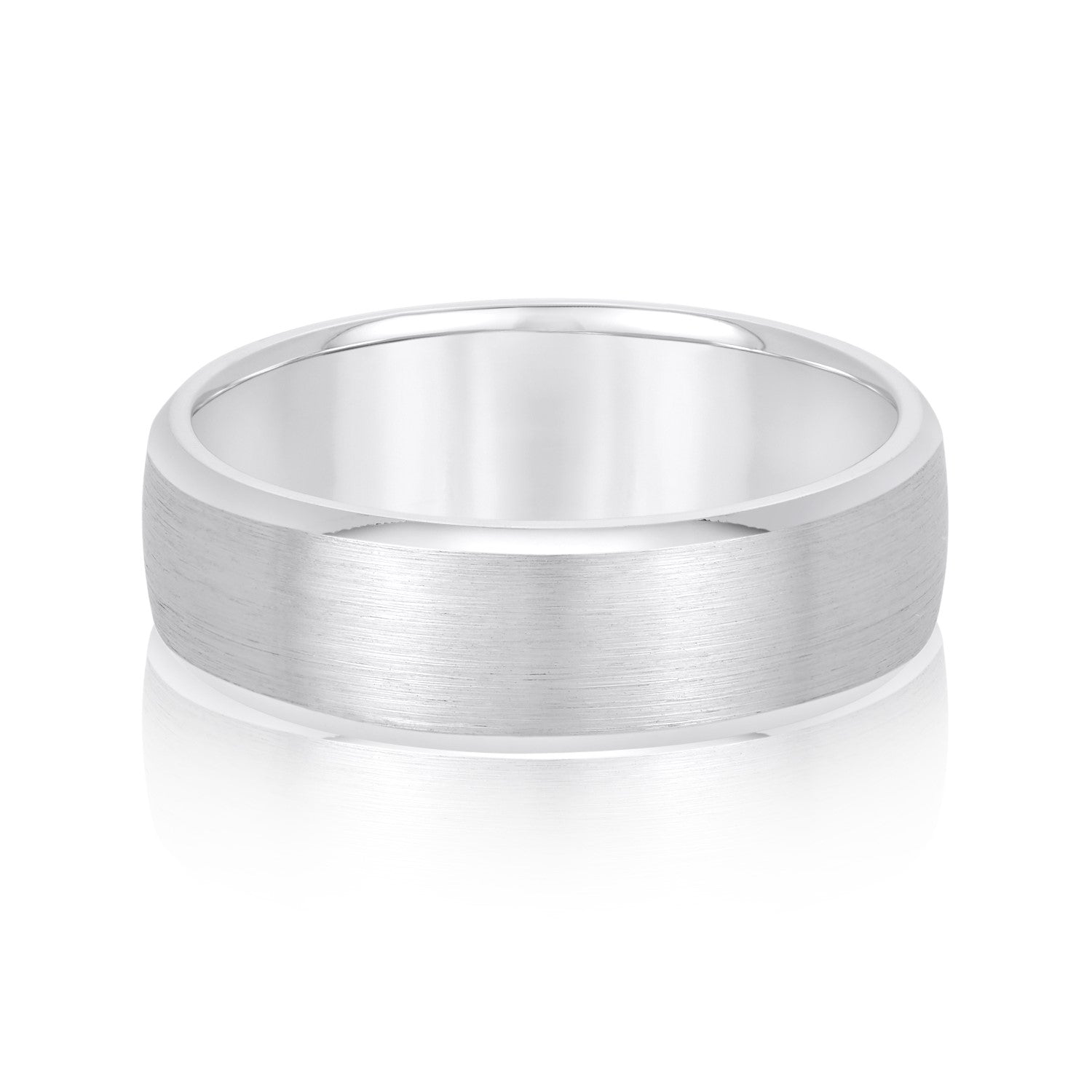 Classic 7 Millimeter Men's Wedding Band in Polished Finish