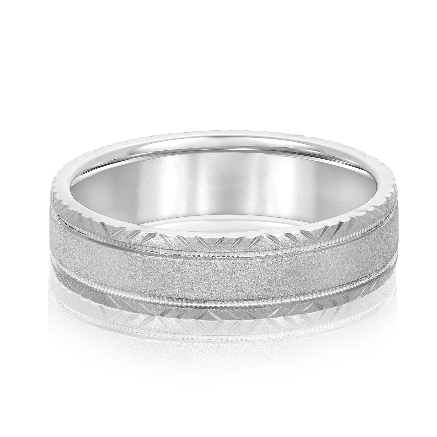 Classic 8 Millimeter Men's Wedding Band in Polished Finish