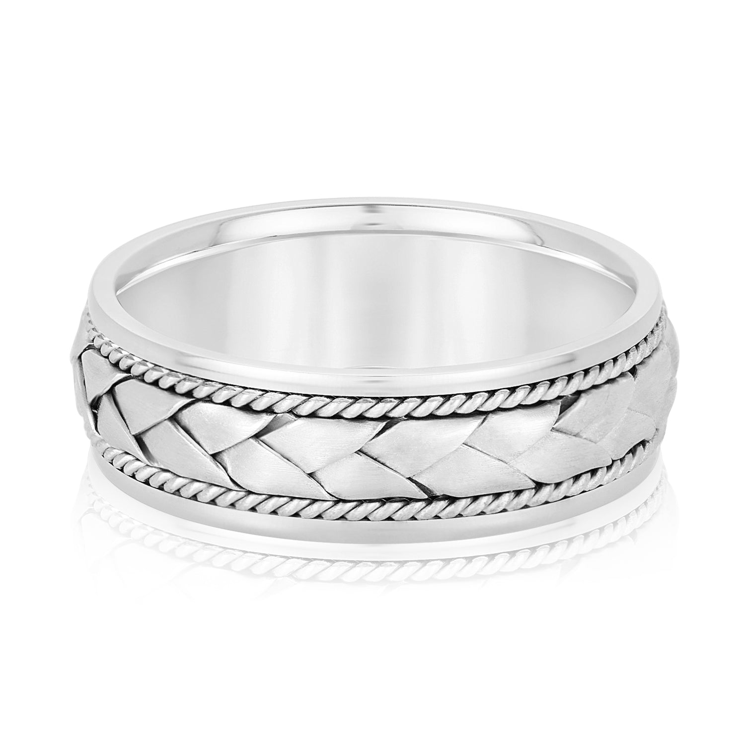 Heavyweight 7 Millimeter Men's Diamond Band Ring in G-H SI1-SI2 Quality