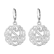 25MM MONOGRAM LEVER BACK EARRING - Image 2