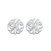 20MM MONOGRAM POST & CLUTCH EARRING - Image 3