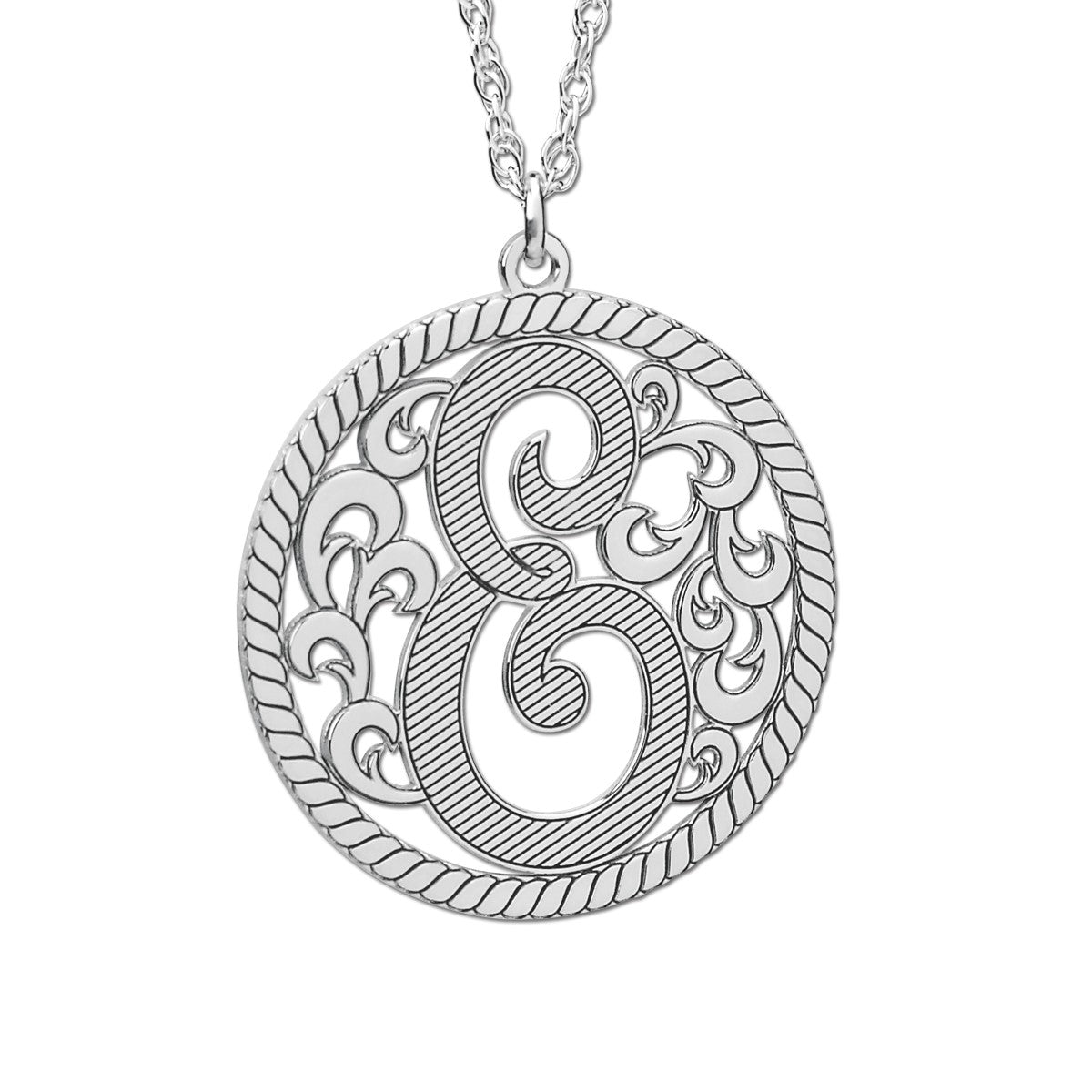 Personalized Jewelry/Monograms/Pendants,Collections/Personalized Jewelry/Monograms/Pendants,Collections/Monogram Collection/Pendants,Pendants/Monograms and Disks
